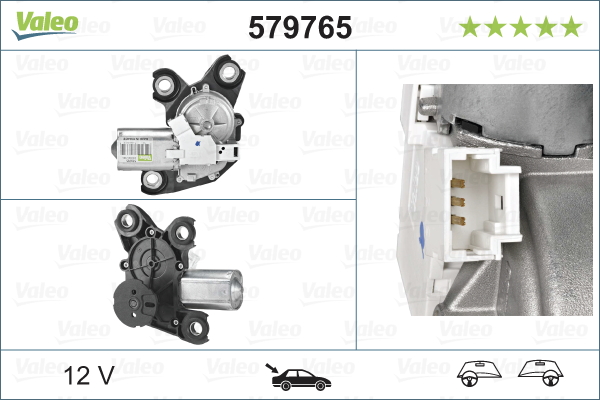 Wiper Motor - 579765 VALEO